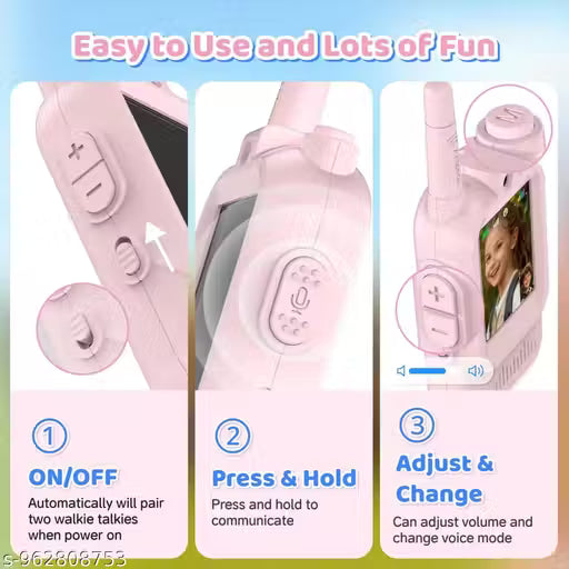 Kids Video Walkie-talkie Toy with HD Camera & Voice Changer