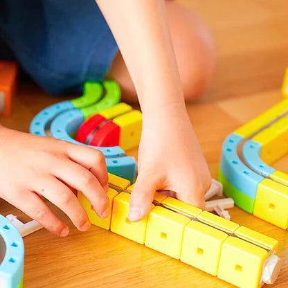 Magnetic Monorail DIY Versatile Track Car (80 Pcs)