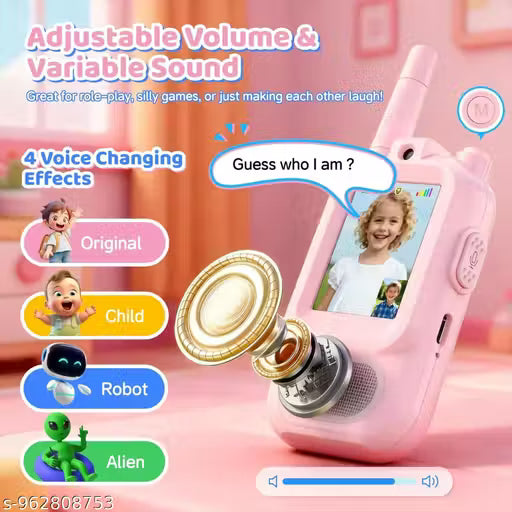 Kids Video Walkie-talkie Toy with HD Camera & Voice Changer