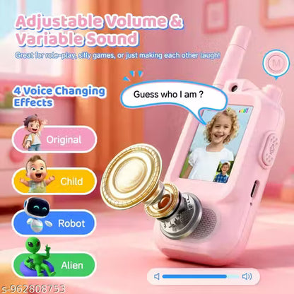 Kids Video Walkie-talkie Toy with HD Camera & Voice Changer